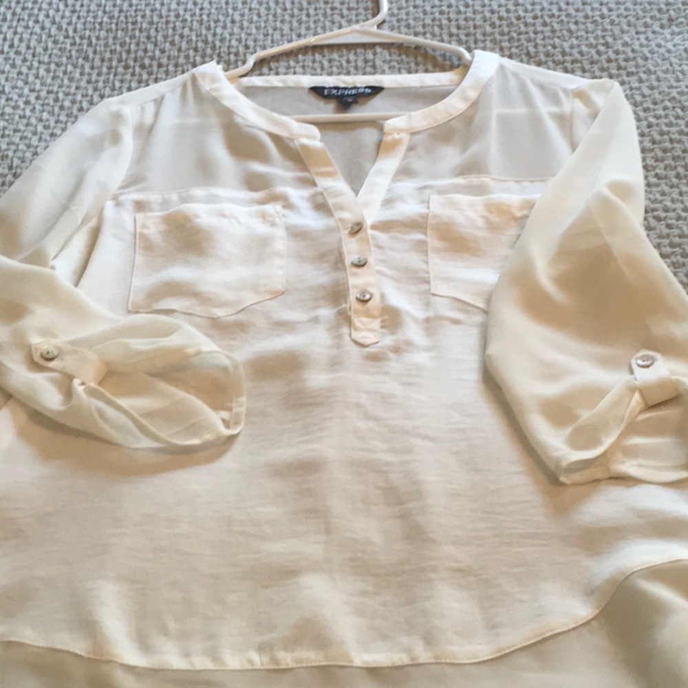 Beautiful cream Express Blouse